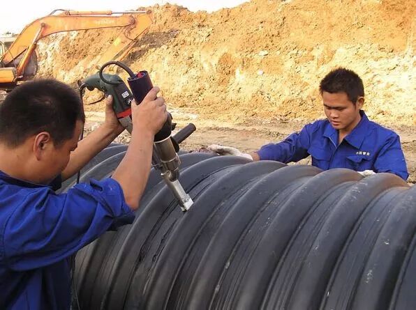 HDPE Corrugated drainage pipe projects